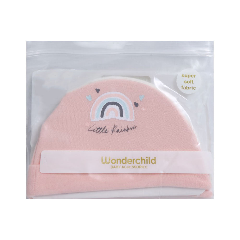 BABY 3PC ROUND CAP ORGANIC IRS-25 N.B 262-014 Default Title - MamasJan KidsWear