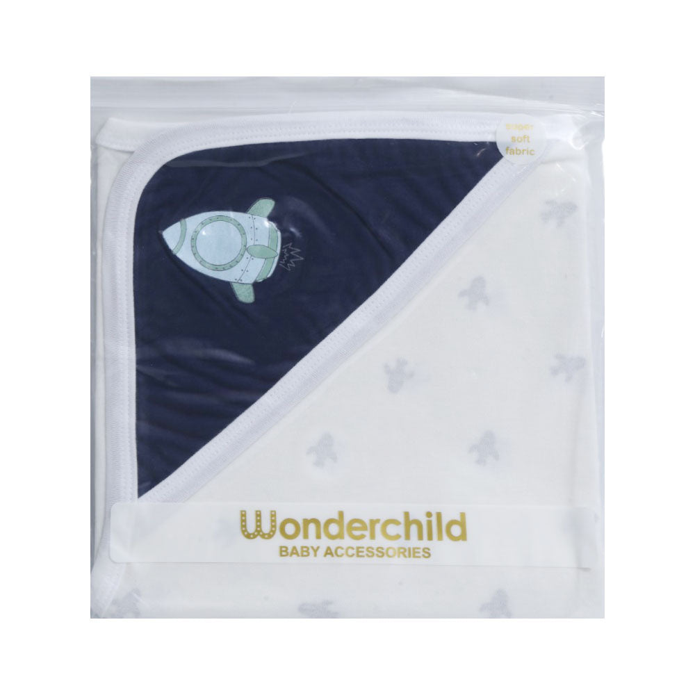 BABY WRAPPING SHEET HOODED ORGANIC IRS-25 30X30 262-044 Default Title - MamasJan KidsWear