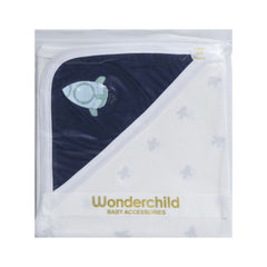 BABY WRAPPING SHEET HOODED ORGANIC IRS-25 30X30 262-044 Default Title - MamasJan KidsWear