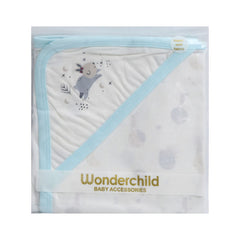BABY WRAPPING SHEET HOODED ORGANIC IRS-25 30X30 262-045 Default Title - MamasJan KidsWear