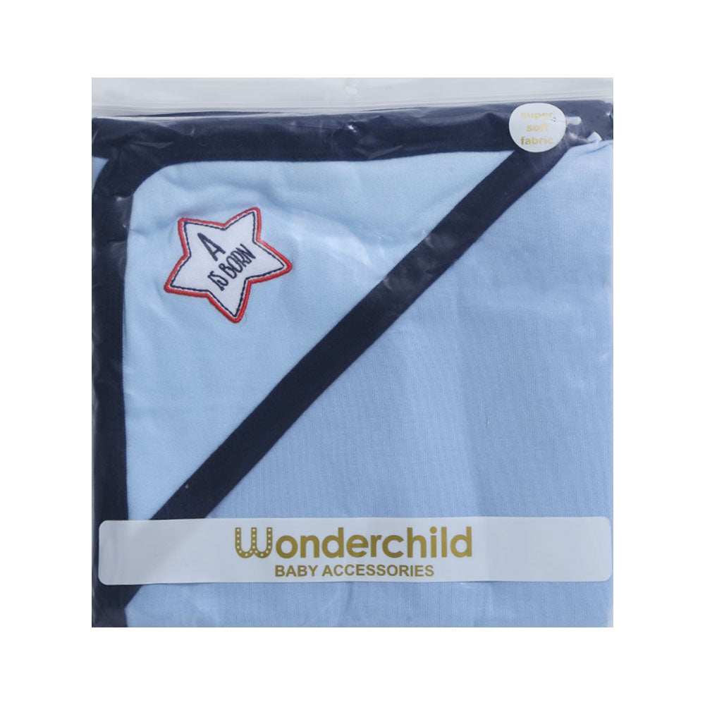 BABY WRAPPING SHEET HOODED ORGANIC IRS-25 30X30 262-057 Default Title - MamasJan KidsWear