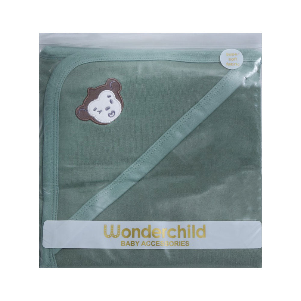BABY WRAPPING SHEET HOODED ORGANIC IRS-25 30X30 262-058 Default Title - MamasJan KidsWear