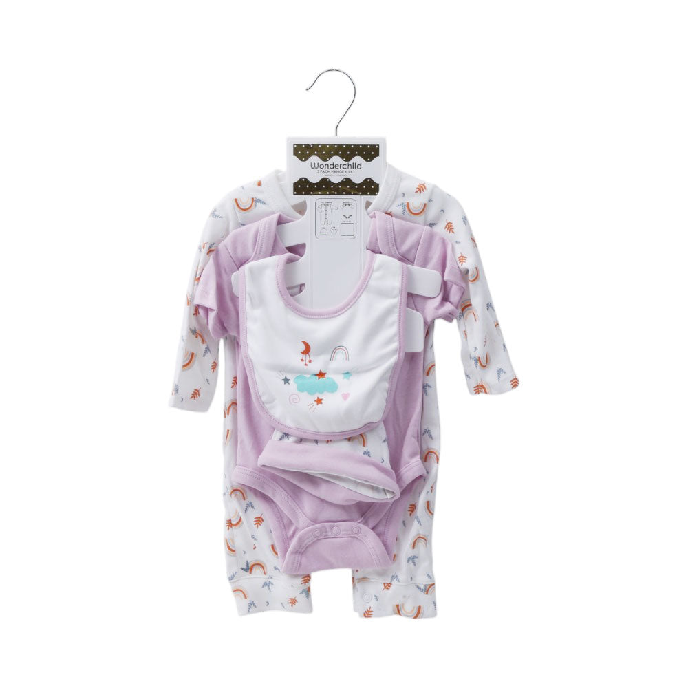 BABY 5PC GIFT SET HANGER ORGANIC IRS-25 0-3M 262-071 Default Title - MamasJan KidsWear