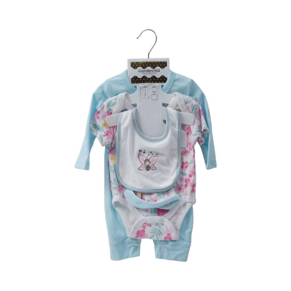 BABY 5PC GIFT SET HANGER ORGANIC IRS-25 0-3M 262-072 Default Title - MamasJan KidsWear