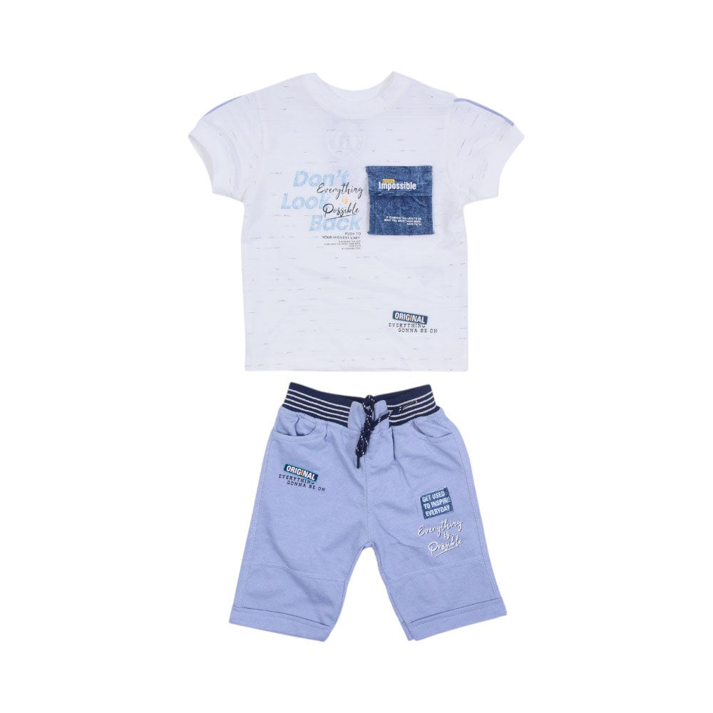 BOY S/S 2PC KNICKER SUIT Y/T MZS-25 18-24M 5052 Default Title - MamasJan KidsWear