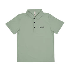 BOY S/S POLO T-SHIRT BRANDED GREEN MZS-25 6-7 YEAR 7057 M/G Default Title - MamasJan KidsWear