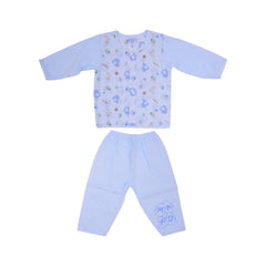 BOYS L/S 2PC PAJAMA SUIT IR-25 6-9M BL701-BL713 THAI Default Title - MamasJan KidsWear