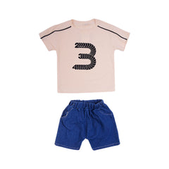 BOYS S/S 2PC KNICKER SUIT AHS-25 18-24M 504 Y.T Default Title - MamasJan KidsWear