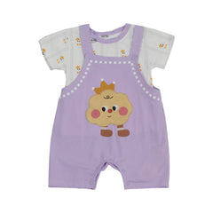 BOYS S/S 2PC ROMPER AHS-25 9-12M 502 Y.T Default Title - MamasJan KidsWear