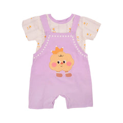 BOYS S/S 2PC ROMPER AHS-25 12-18M 502 Y.T Default Title - MamasJan KidsWear