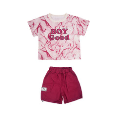 BOYS S/S 2PC KNICKER SUIT RNZS-25 12-18 M 046 Default Title - MamasJan KidsWear