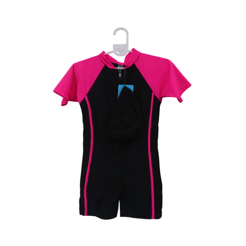 KIDS S/S 2PC SWIMMING COSTUME NZS-25 6-7 YEAR F61310 Default Title - MamasJan KidsWear