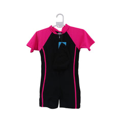 KIDS S/S 2PC SWIMMING COSTUME NZS-25 6-7 YEAR F61310 Default Title - MamasJan KidsWear