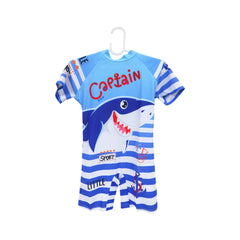 KIDS S/S 2PC SWIMMING COSTUME NZS-25 5-6 YEAR SPN 1852 Default Title - MamasJan KidsWear