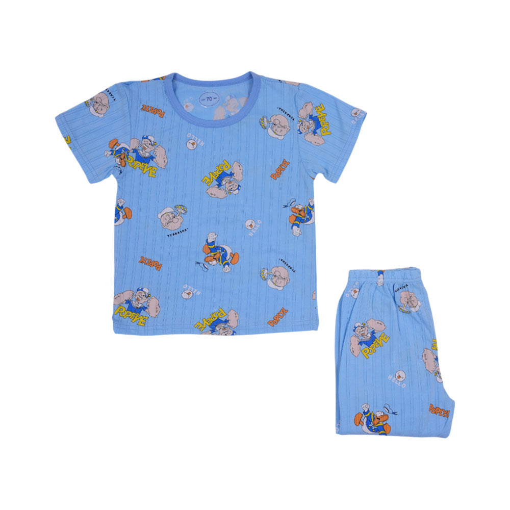 BOY S/S 2PC SLEEPING SUIT NZS-25 2-3 YEAR 001 W.G Default Title - MamasJan KidsWear