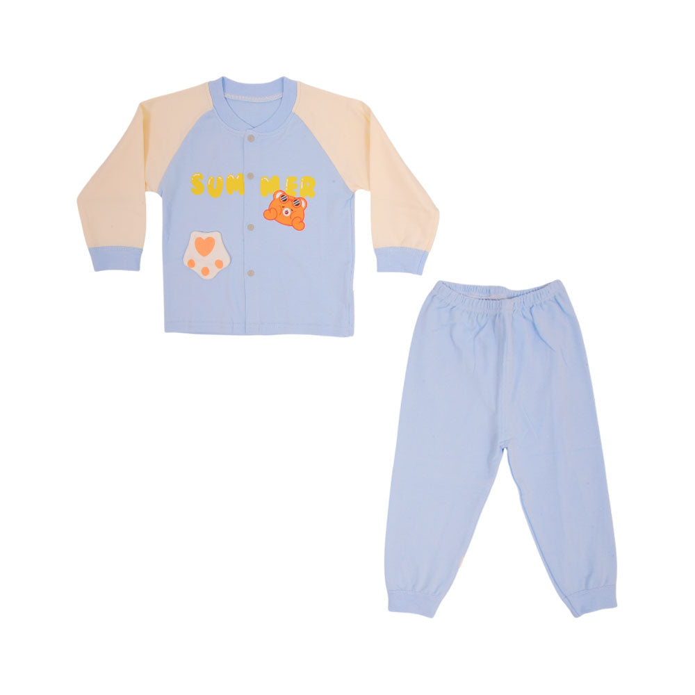 BOYS L/S 2PC PAJAMA SUIT NZS-25 6-9M 224B A.G Default Title - MamasJan KidsWear