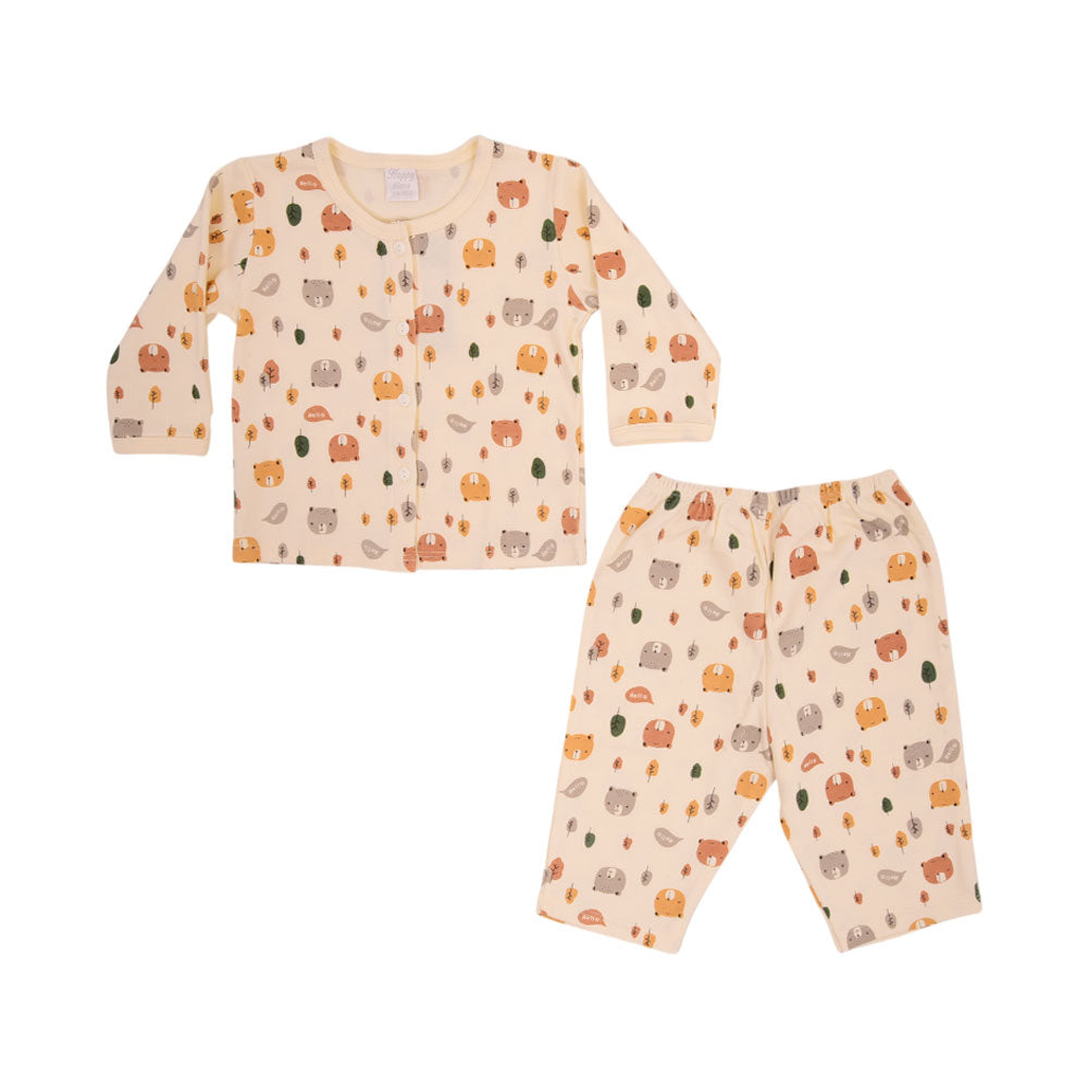 BOYS L/S 2PC PAJAMA SUIT L/W NZS-25 3-6M PSK-11 A.G Default Title - MamasJan KidsWear