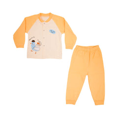 BOYS L/S 2PC PAJAMA SUIT L/W NZS-25 3-6M N26133 A.G Default Title - MamasJan KidsWear