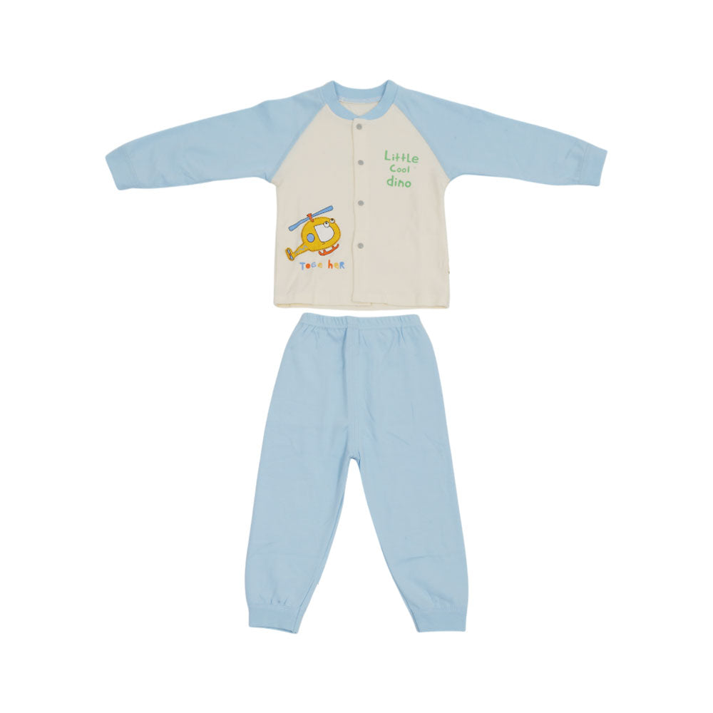 BOYS L/S 2PC PAJAMA SUIT L/W NZS-25 6-9M 26131 A.G Default Title - MamasJan KidsWear