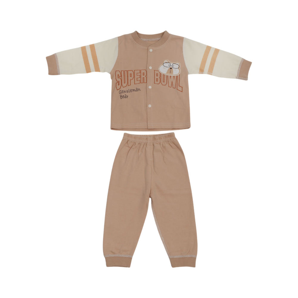 BOYS L/S 2PC PAJAMA SUIT NZS-25 3-6M 9023 A.G Default Title - MamasJan KidsWear