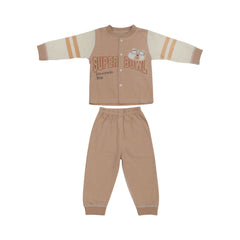 BOYS L/S 2PC PAJAMA SUIT NZS-25 3-6M 9023 A.G Default Title - MamasJan KidsWear