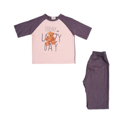 BOYS S/S 2PC SLEEPING SUIT W-SHORT IRS-25 12-18 M CC-2 Default Title - MamasJan KidsWear