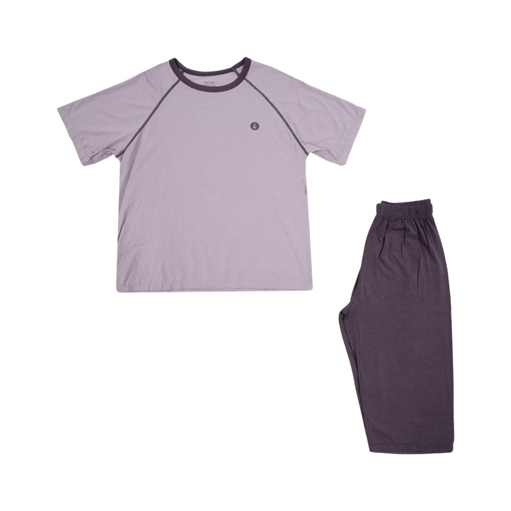 BOYS S/S 2PC SLEEPING SUIT W-SHORT IRS-25 4-5 YEAR CC-2 Default Title - MamasJan KidsWear