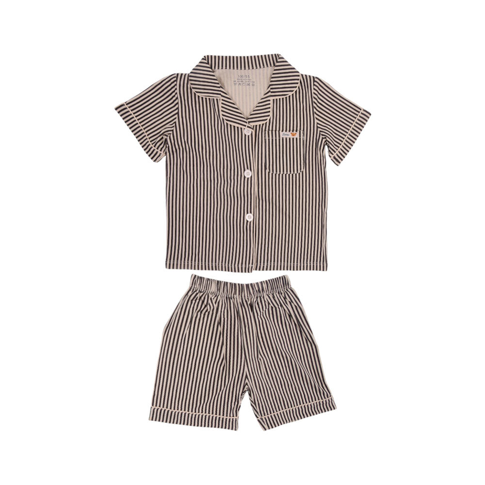 BOYS S/S 2PC SLEEPING SUIT IRS-25 2-3 YEAR CC-4 Default Title - MamasJan KidsWear