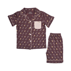 BOYS S/S 2PC SLEEPING SUIT IRS-25 4-5 YEAR CC-4 Default Title - MamasJan KidsWear
