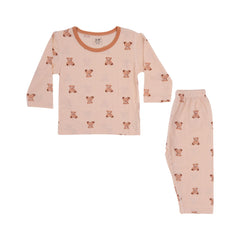 BOYS L/S 2PC SLEEPING SUIT IRS-25 9-12 M CC-6 Default Title - MamasJan KidsWear