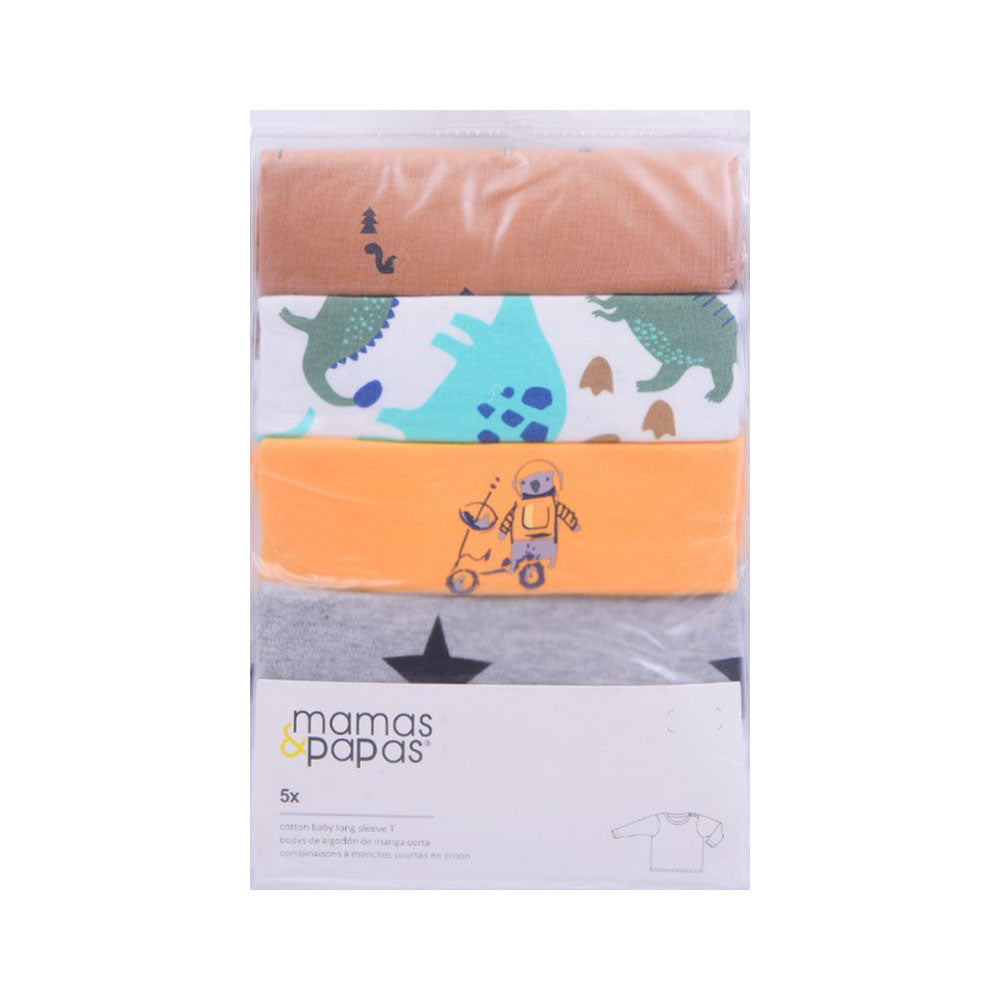 BOYS L/S 5PC SHIRT MAMAS & PAPAS IRS-25 12-18M SS-2 Default Title - MamasJan KidsWear