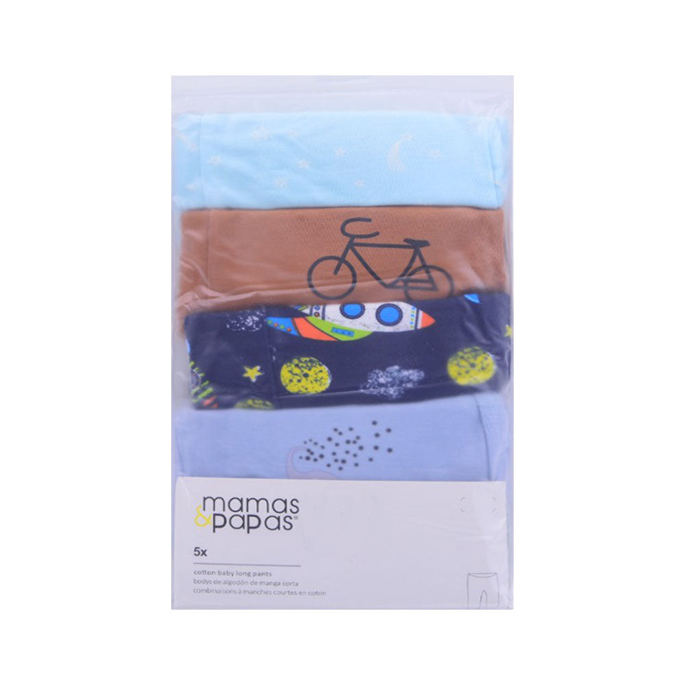 BOYS 5PC PAJAMA MAMAS & PAPAS IRS-25 2-3 YEAR SS-4 Default Title - MamasJan KidsWear