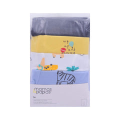 BOYS 5PC PAJAMA MAMAS & PAPAS IRS-25 3-4 YEAR SS-4 Default Title - MamasJan KidsWear