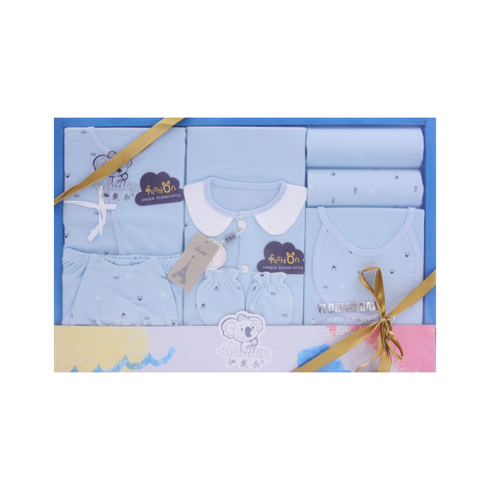 BABY 10PC GIFT SET BOX SEA-GREEN IRS-25 2228 Default Title - MamasJan KidsWear