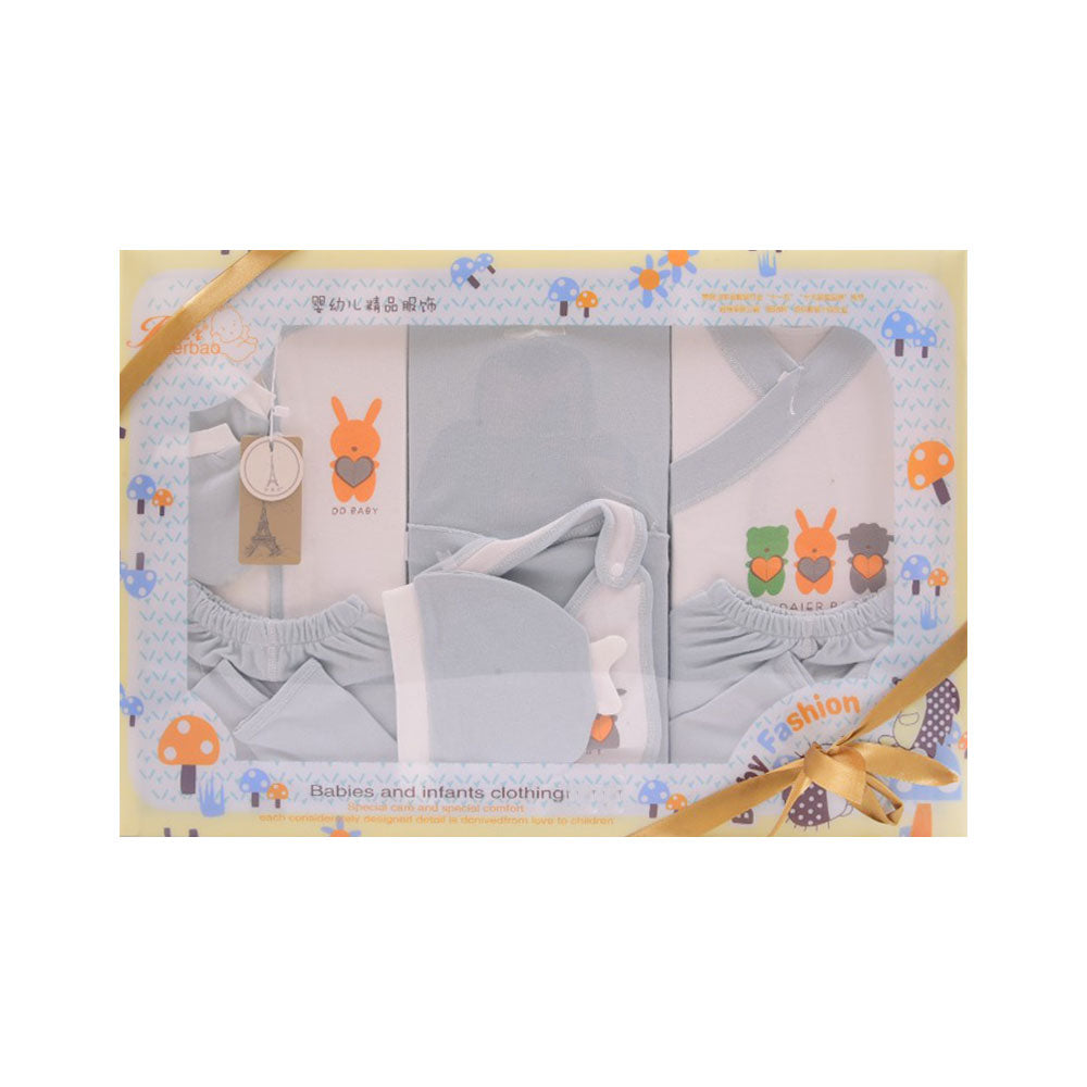 BABY 9PC GIFT SET BOX SEA-GREEN IRS-25 2201 Default Title - MamasJan KidsWear
