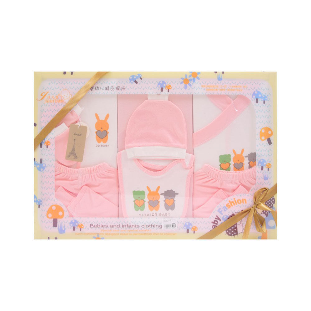 BABY 9PC GIFT SET BOX PINK IRS-25 2201 Default Title - MamasJan KidsWear