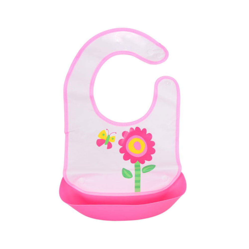BABY PLASTIC SILICON BIB IRS-25 B-3 Default Title - MamasJan KidsWear