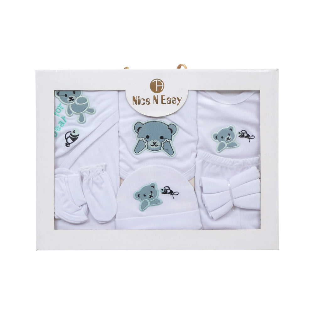 BABY 10 GIFT SET BOX NICE & EASY GREEN NZW-25 Default Title - MamasJan KidsWear