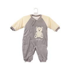 BOYS L/S QUILTED ROMPER NZW-25 6-9M 93689 Default Title - MamasJan KidsWear