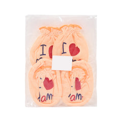 BABY MITTON BOOTIES SET NZW-25 PSK56 (Multi Colors) Default Title - MamasJan KidsWear