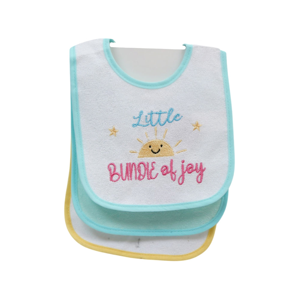 BABY 3PC BIB NZW-25 JD-24 Default Title - MamasJan KidsWear