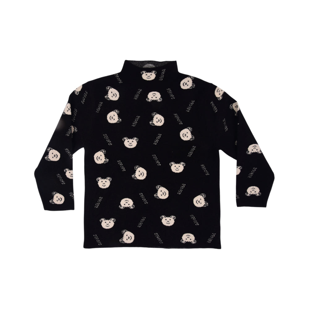 BOYS L/S HIGH NECK SWEATER NZW-25 7-8 YEAR 0104 Default Title - MamasJan KidsWear