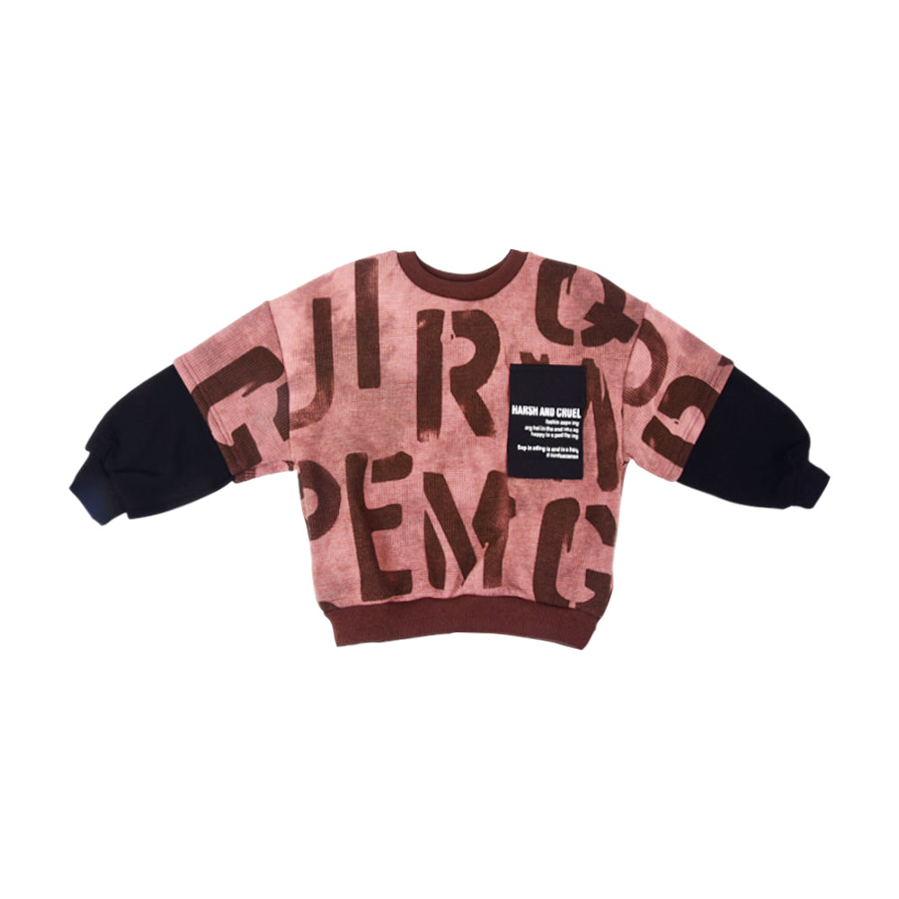 BOYS L/S SWEAT SHIRT NZW-25 5-6 YEAR 1131 Default Title - MamasJan KidsWear