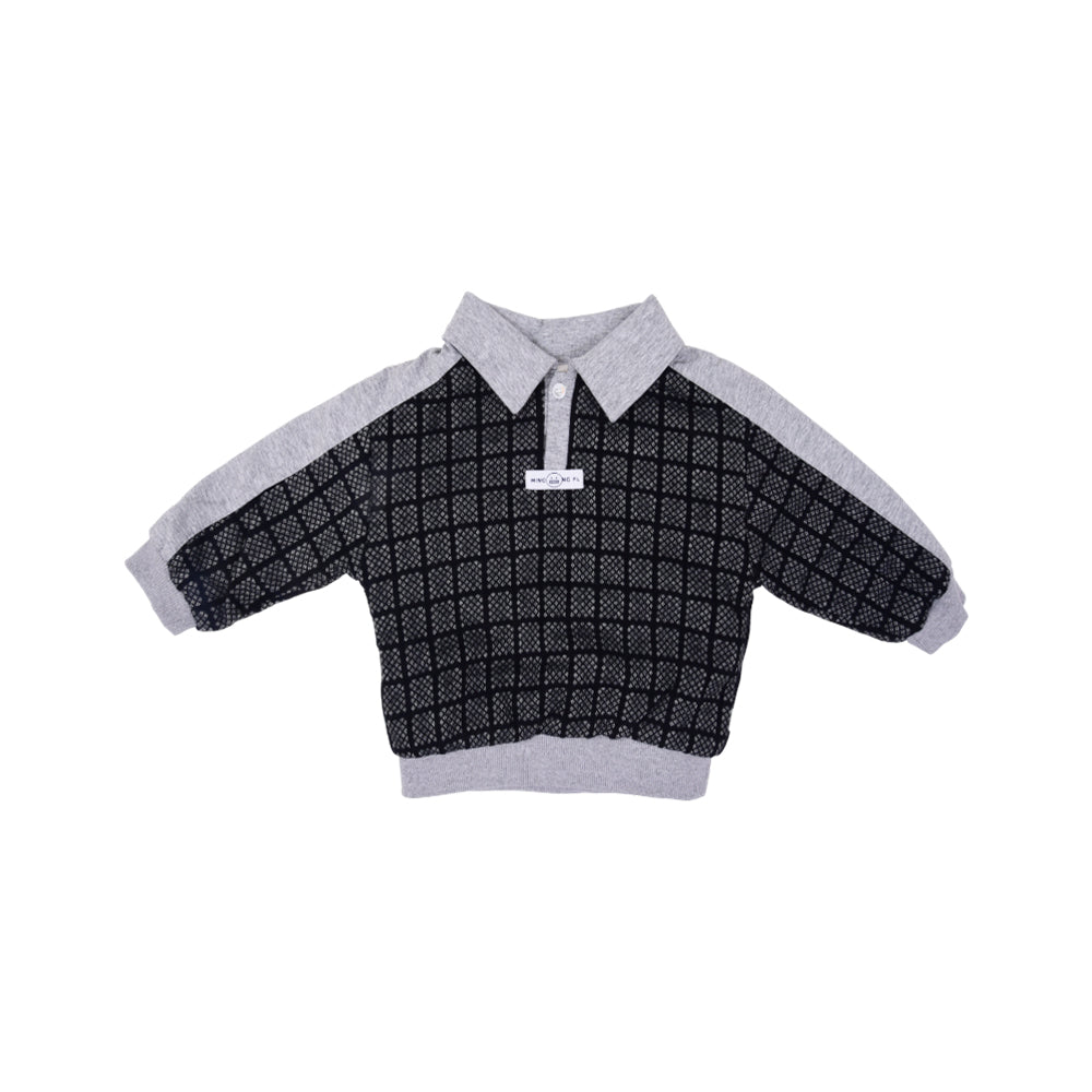 BOYS L/S SWEAT SHIRT NZW-25 12-18M 1110 Default Title - MamasJan KidsWear