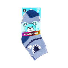 BOYS TOWEL SOCKS 3PAIR NZW-25 001 Default Title - MamasJan KidsWear