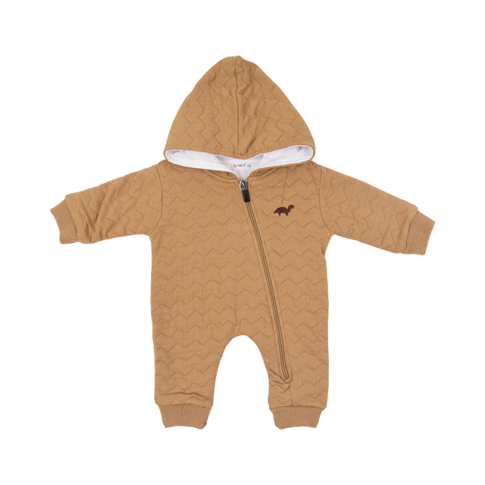 BOYS L/S ROMPER HOODED O.S.B NZW-25 3-6 M 810 Default Title - MamasJan KidsWear