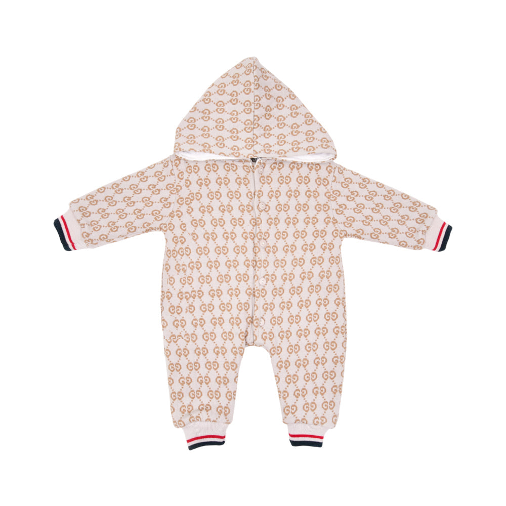 BOYS L/S ROMPER HOODED O.S.B NZW-25 9-12 M 822 Default Title - MamasJan KidsWear