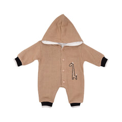 BOYS L/S ROMPER HOODED O.S.B NZW-25 3-6 M 812 Default Title - MamasJan KidsWear