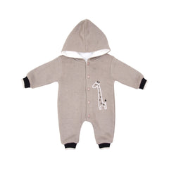 BOYS L/S ROMPER HOODED O.S.B NZW-25 9-12 M 812 Default Title - MamasJan KidsWear