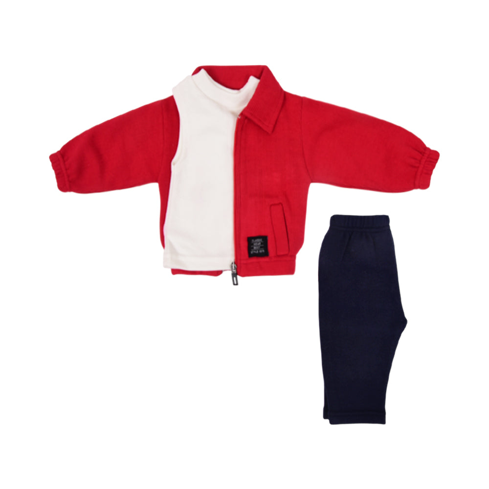 BOYS L/S 3PC PAJAMA SUIT NZW-25 3-6 M 1046 Default Title - MamasJan KidsWear